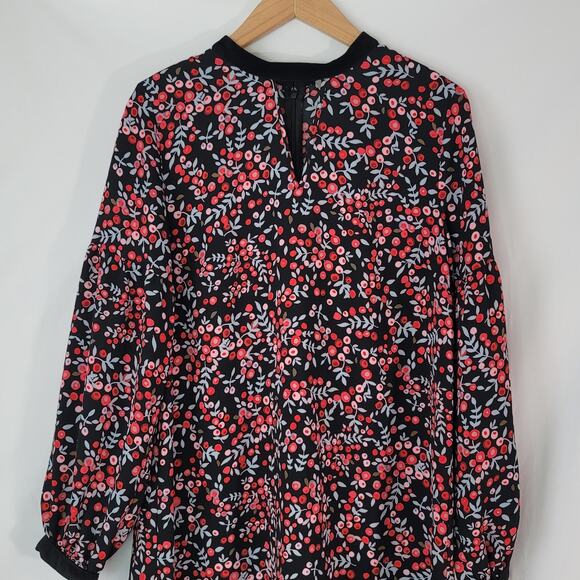 Loft- Women's multicolor dress- size medium- long sleeve- knee length - Picture 3 of 8